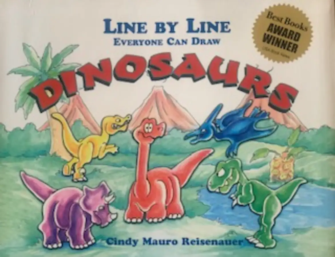 LINE BY LINE Everyone can draw dinosaurs Image